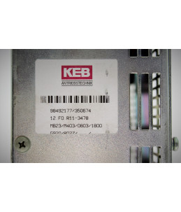 VARIATORI di frequenza KEB antriebsrtechnik