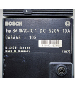 Bosch Sm 10/20-TC1 0107000705974-0103 Dc 0520V 10A Servomodulo