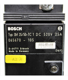 Bosch Sm 25/50-TA Servodrive SM25/50-TA Servo Moduli Dc 0520V 25A